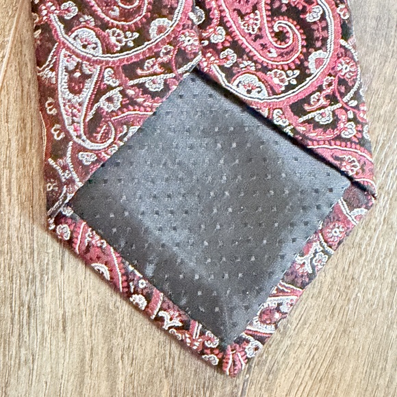 Vintage 100% silk extra long neck ties regal classical old money silk neck ties - Picture 7 of 8